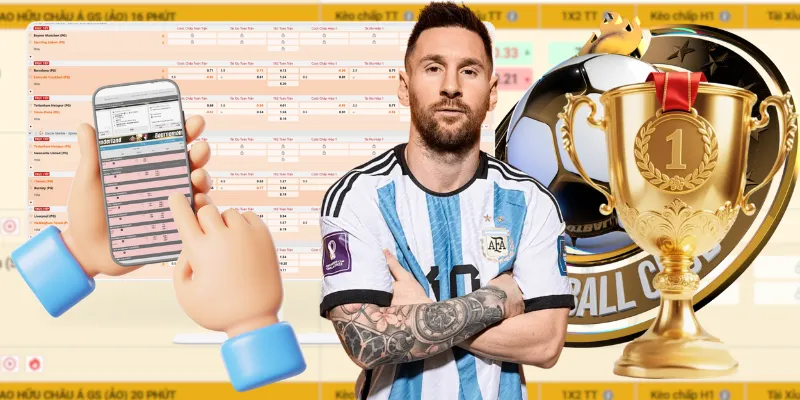 Thử kèo chấp ¼ trong cá độ bóng đá