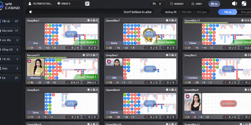 Cơ hội trò chuyện cùng cô nàng Dealer WM Casino xinh đẹp 